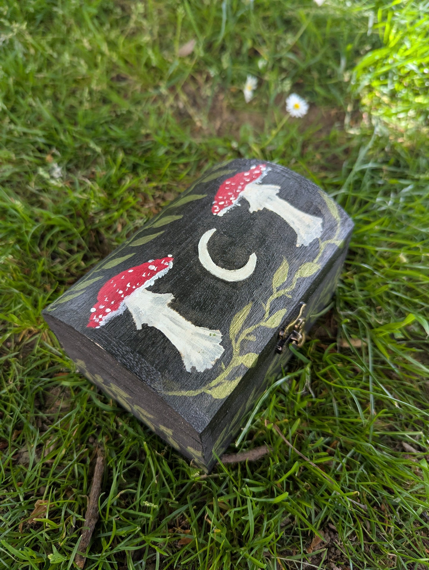 Dreaming Of Mushrooms - Small Trinket Box