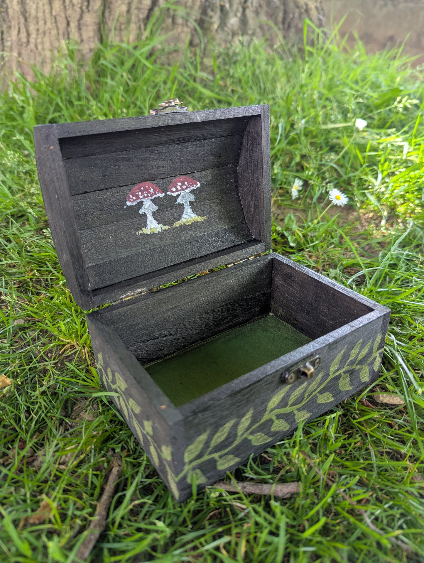 Dreaming Of Mushrooms - Small Trinket Box