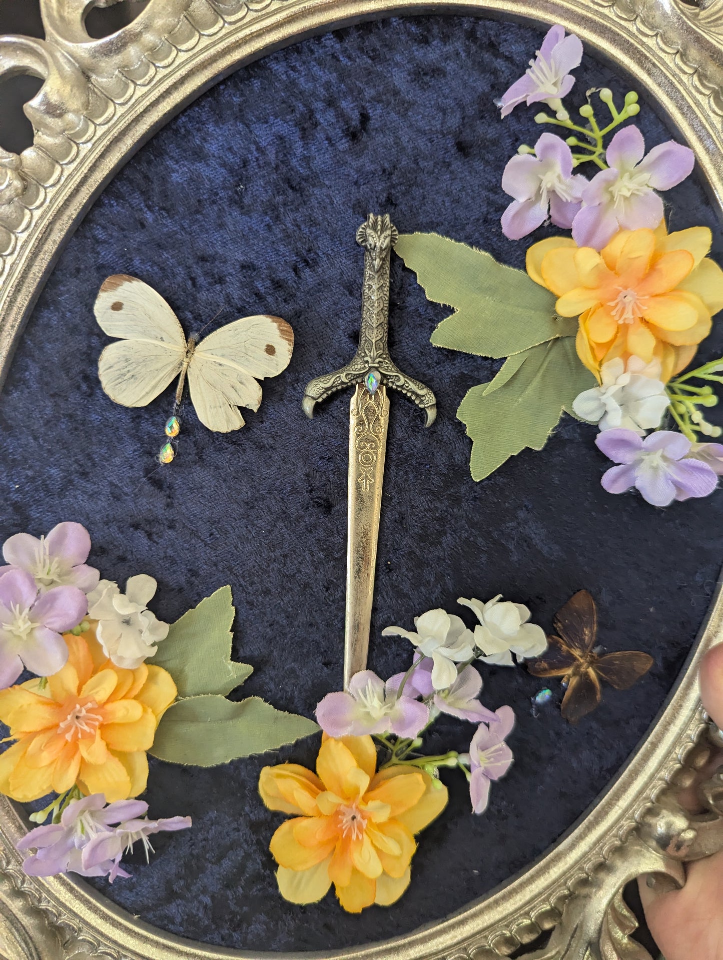 Piercing Through The Bloom - Taxidermy Frame