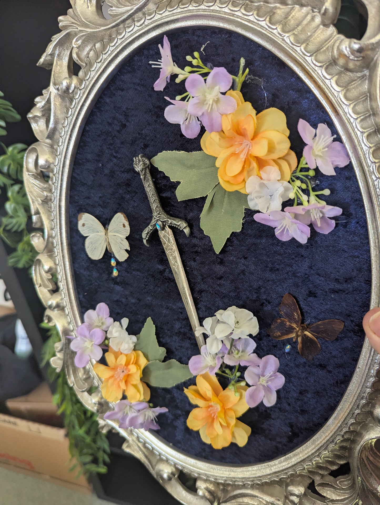 Piercing Through The Bloom - Taxidermy Frame