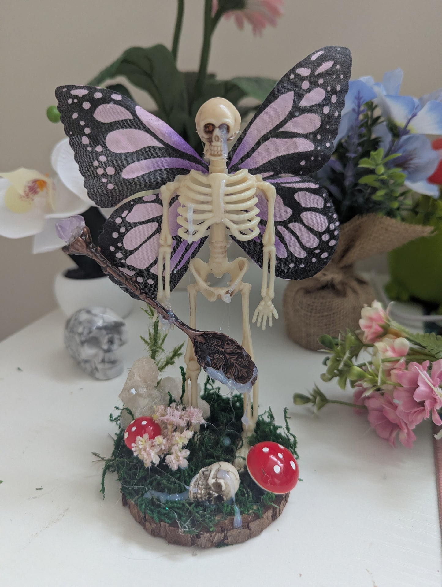 The Revengeful Skeleton Fae Figurine