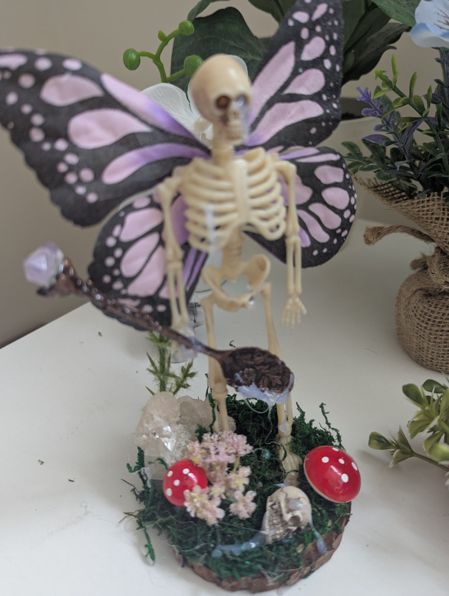 The Revengeful Skeleton Fae Figurine