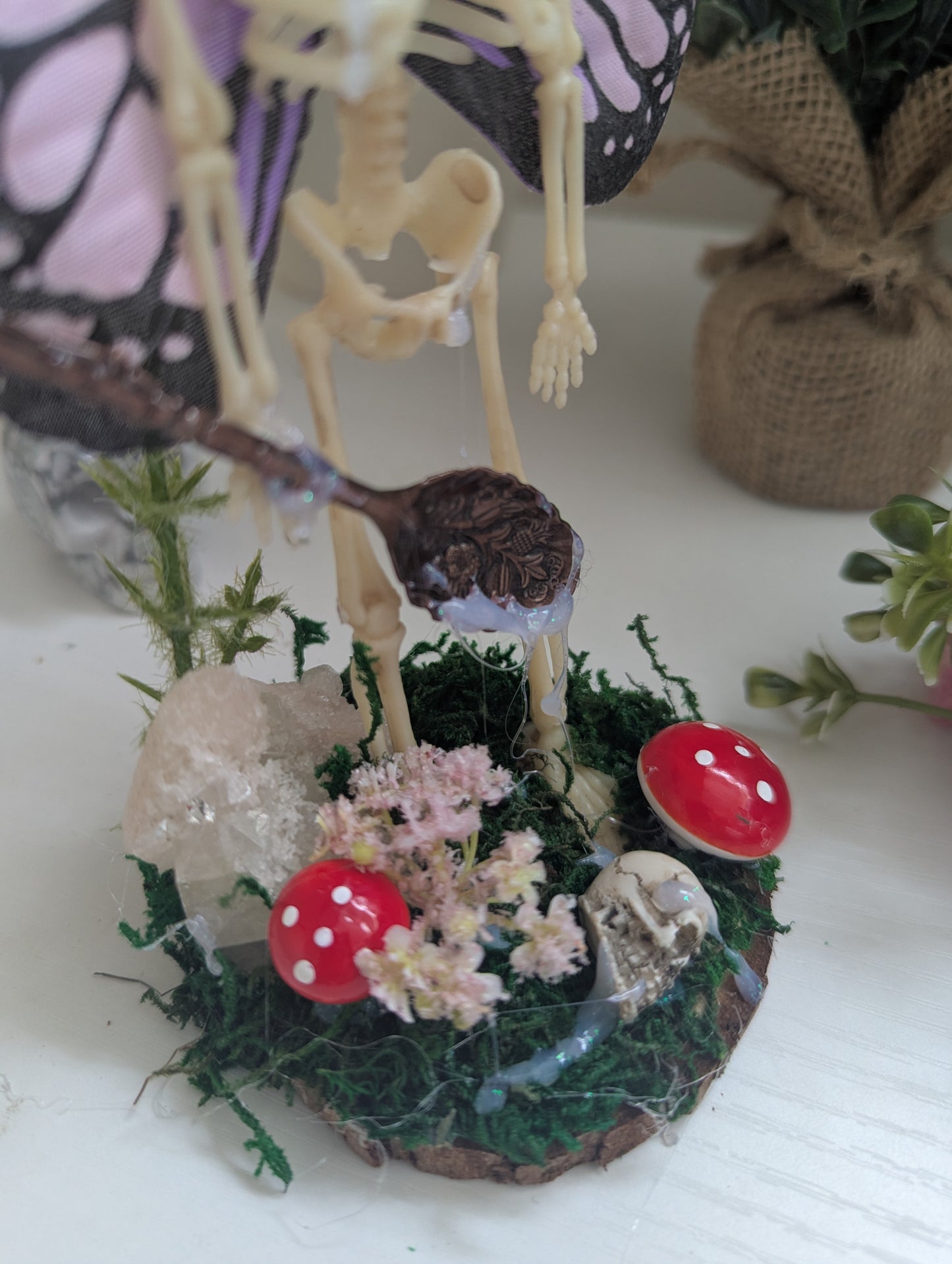 The Revengeful Skeleton Fae Figurine