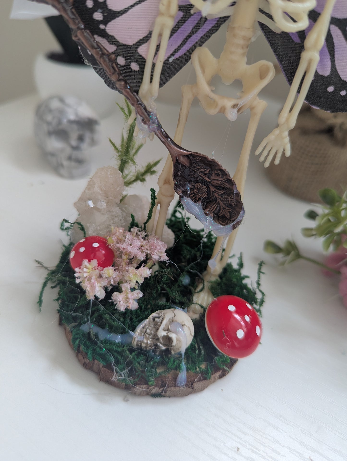 The Revengeful Skeleton Fae Figurine
